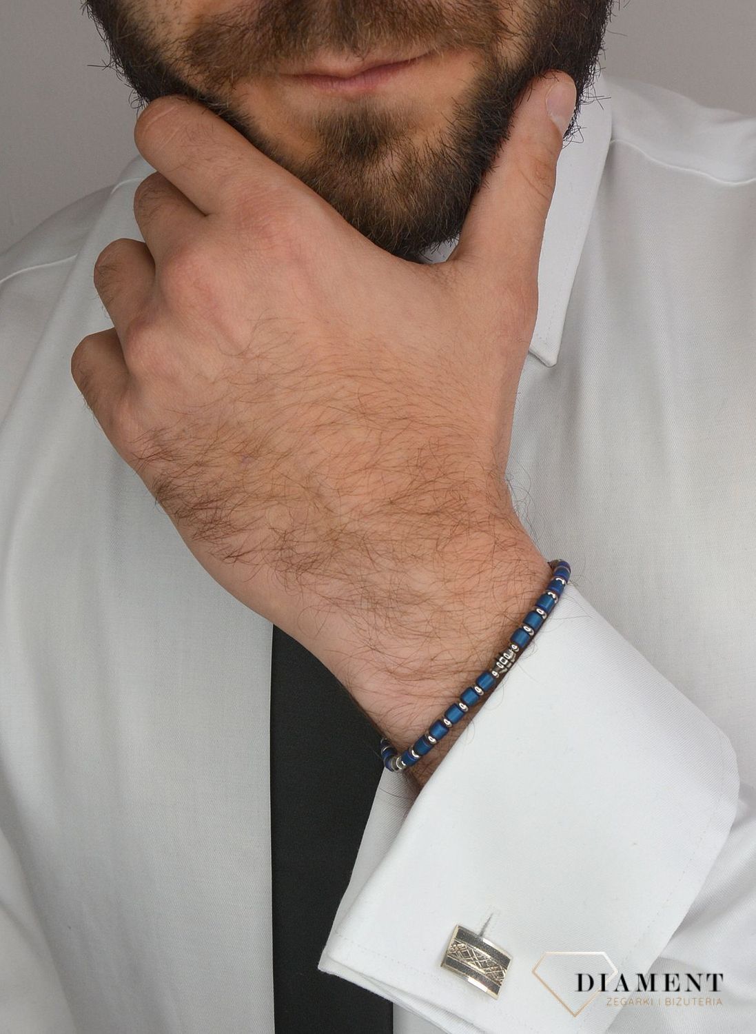 Bransoletka Nomination Instinct niebieska męska 027907 004.jpg